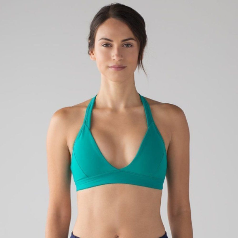 Lululemon Women's Viridian Green All Day Breeze Bra Adjustable A/B Cup